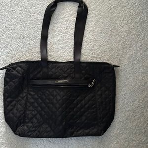 Hedgren black quilted bag